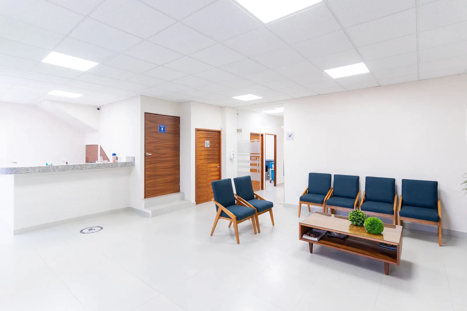 Interior of a modern medical facility